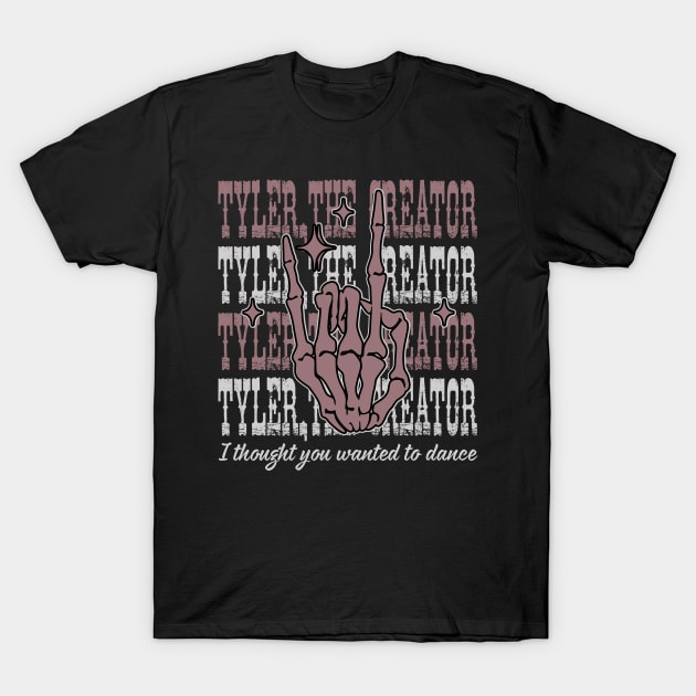 I thought you wanted to dance Fingers Outlaw Music Vintage T-Shirt by Beetle Golf